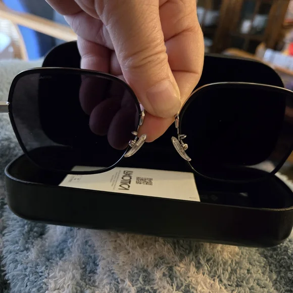 Coach Black and Silver Sunglasses - Picture 2 of 3